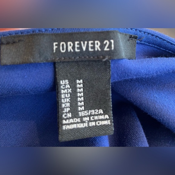 FOREVER 21 Blue Swing Dress - Picture 5 of 5